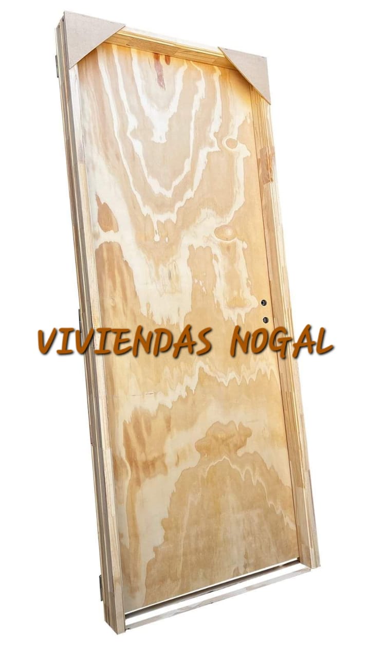 PUERTA PLACA MARCO DE MADERA (IZQUIERDA)